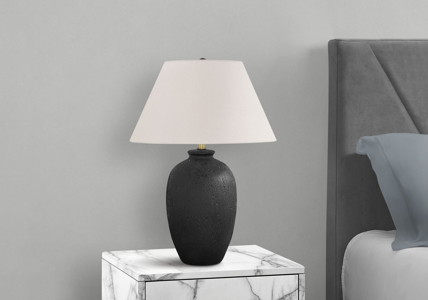 Lighting, Table Lamp, Ceramic, Modern - Black