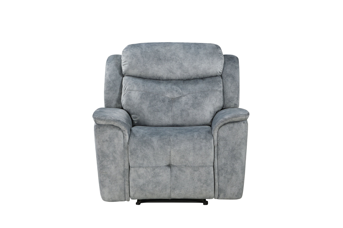 Mariana - Manual Recliner Chair - Silver Gray