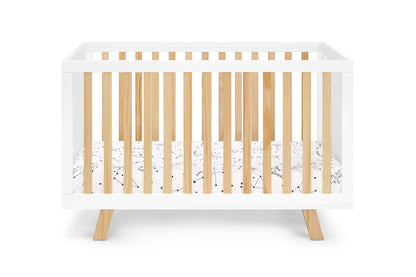 Livia - 3-in-1 Convertible Island Crib - White Frame