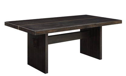 Jaramillo - Rustic Dining Table - Espresso / Gold