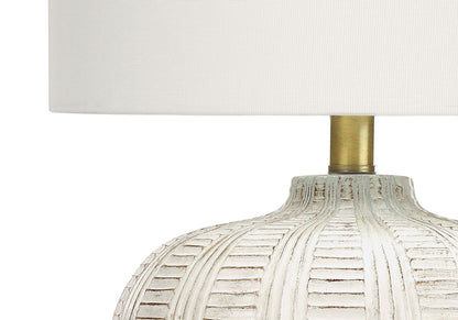 Transitional Lighting, Table Lamp, Resin - Cream