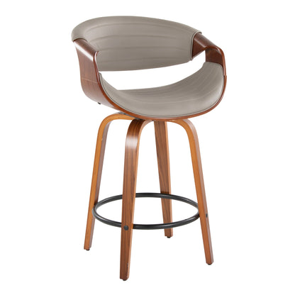 Symphony - Mid Century Stylish Design Modern Counter Stool (Set of 2)