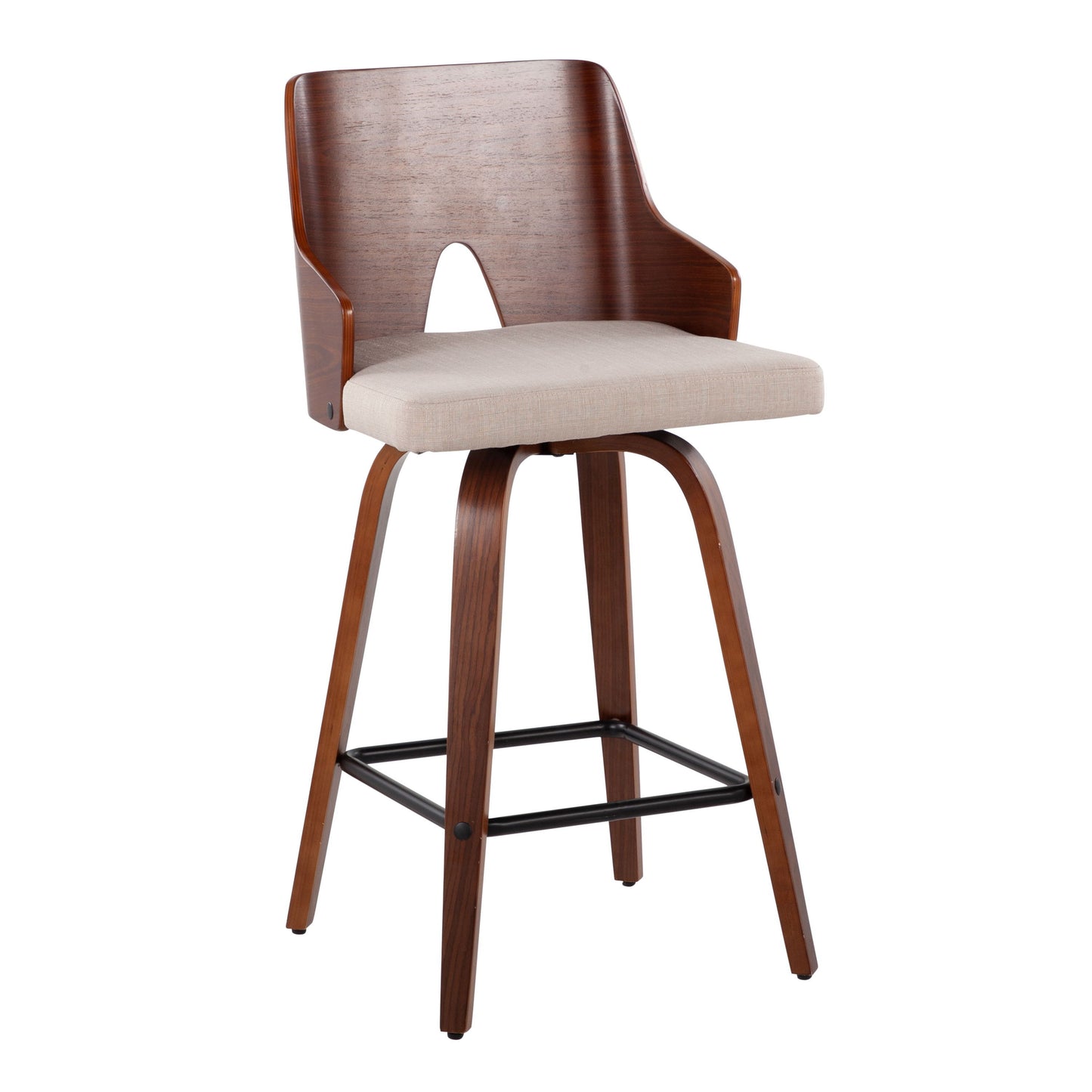 Ariana - Mid Century Modern Counter Stool (Set of 2)