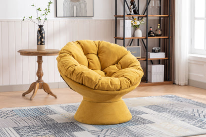 Oversized Swivel Accent Chair, 360 Swivel Barrel Chair, Papasan Chair For Living Room Bedroom