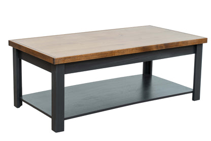 Essex - Coffee Table - Black, Whiskey