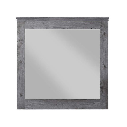 Vidalia - Rustic Mirror - Gray / Oak