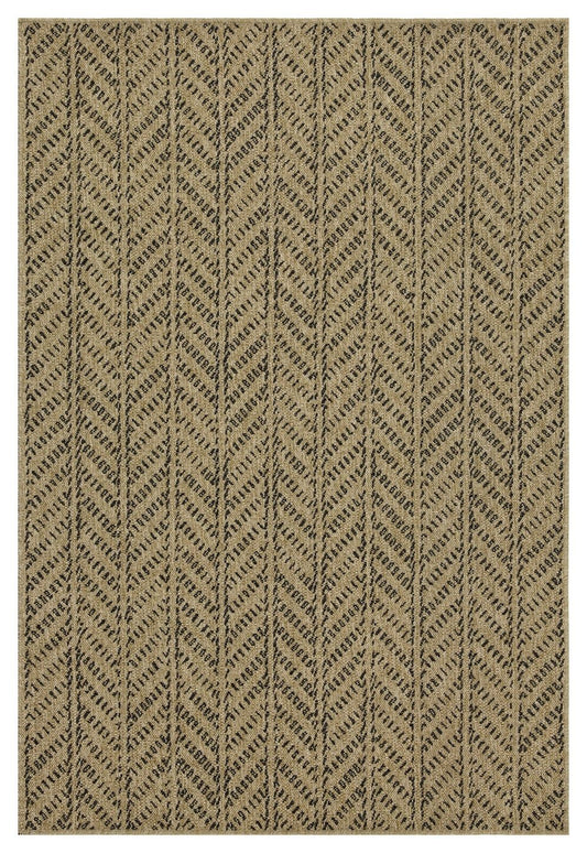 Earth - Indoor / Outdoor Area Rug - Natural / Black