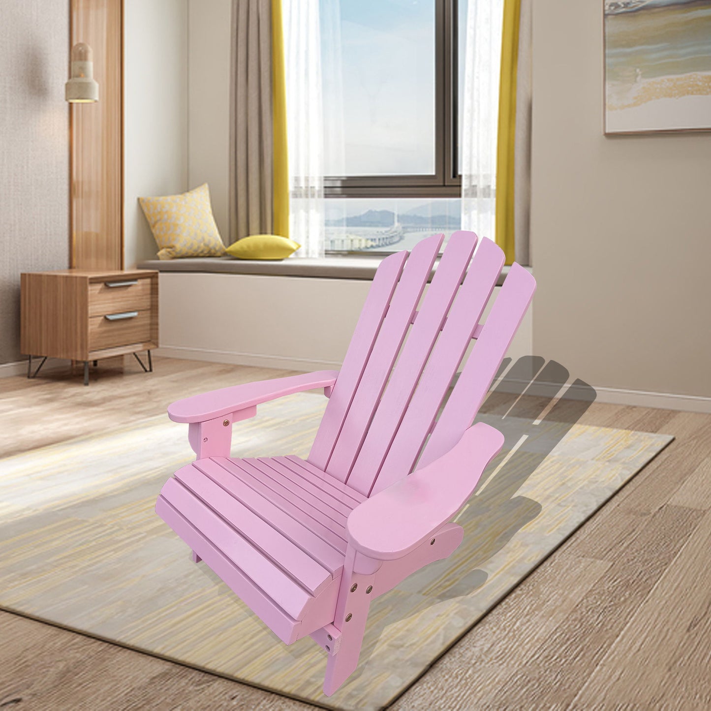 Outdoor Or Indoor Children Adirondack Chair