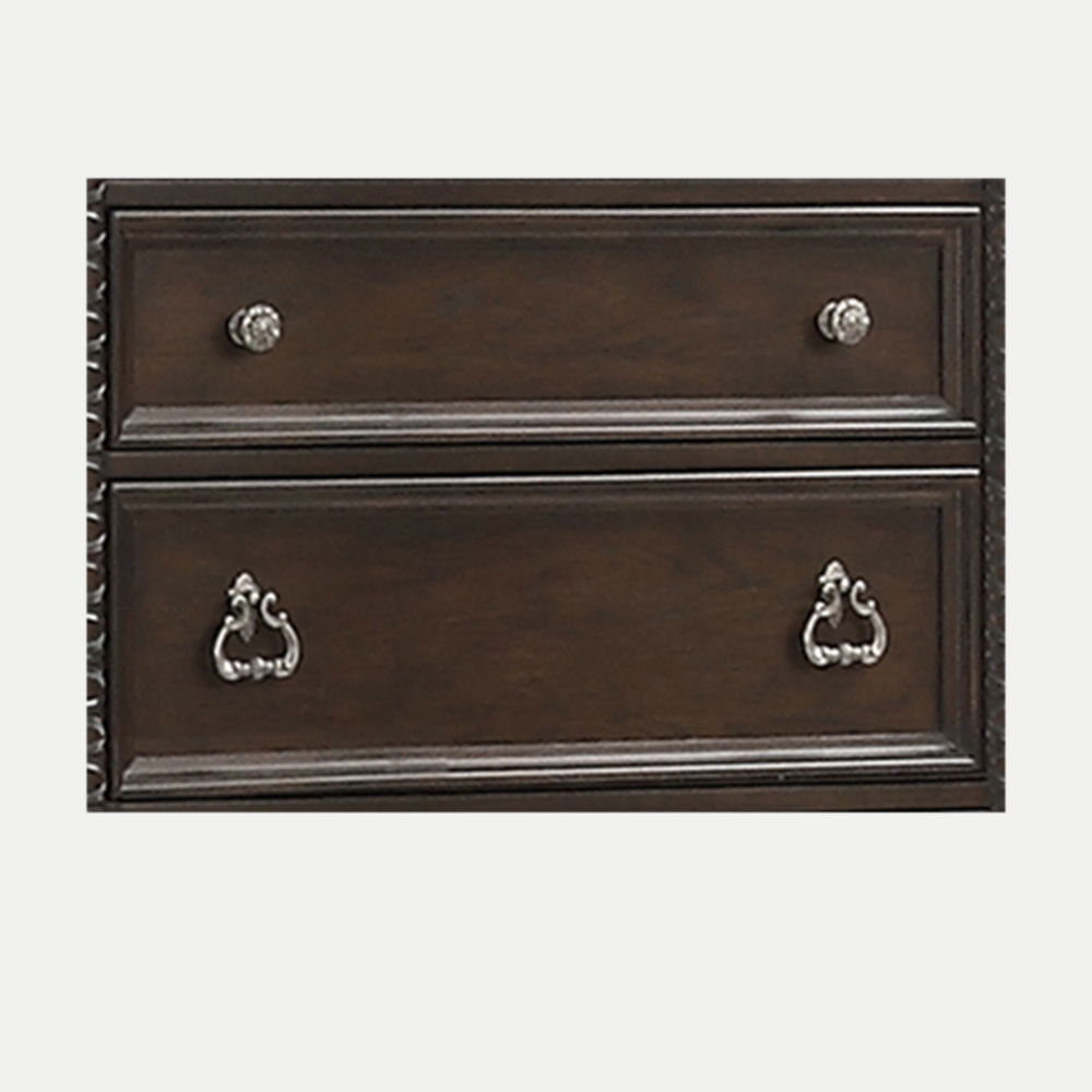 Traditional 5 Drawer Chest - Mahogany