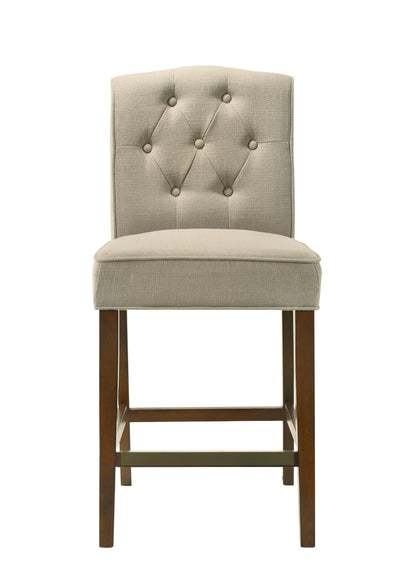 Darby - Fabric Counter Height Chair - Tan