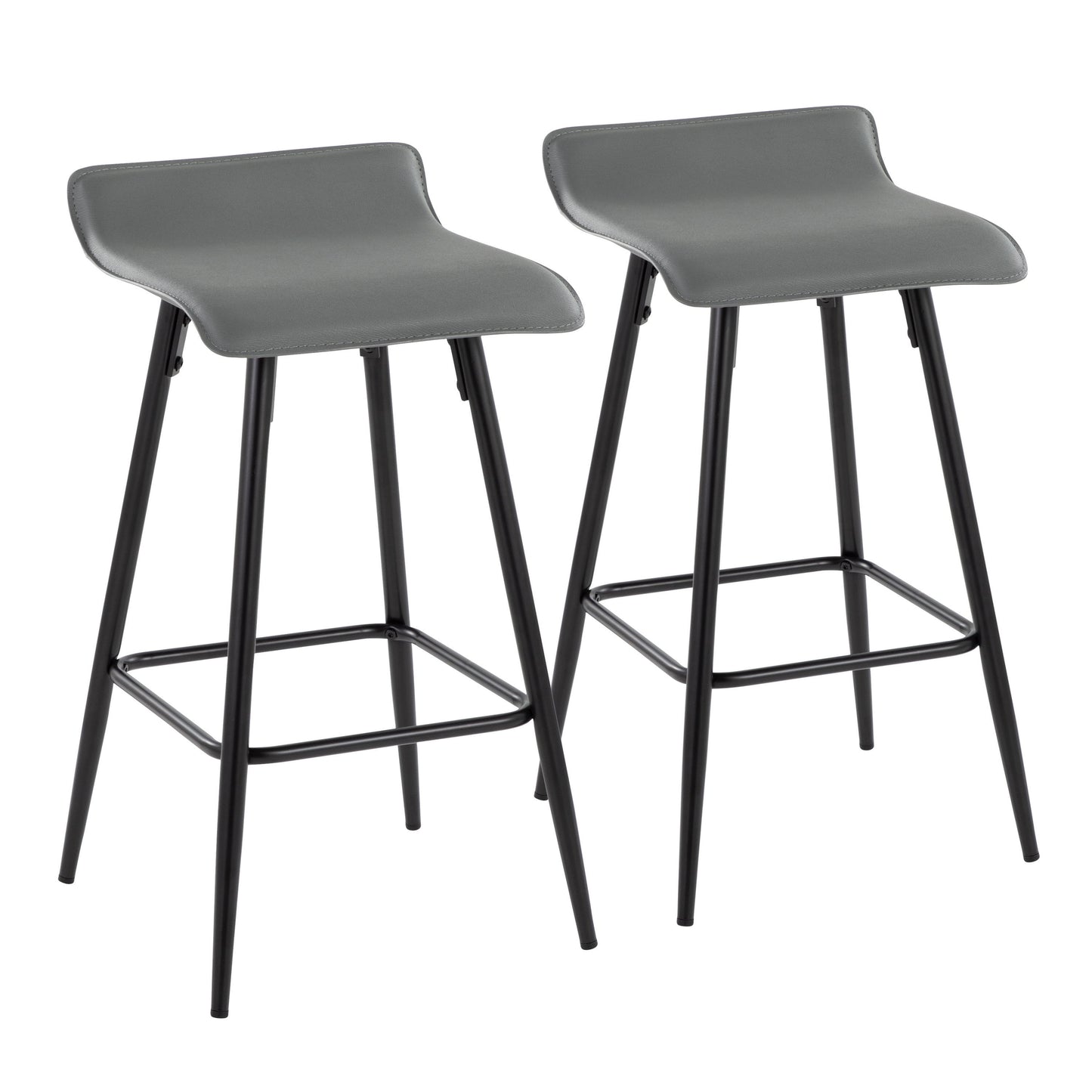 Ale - Contemporary Fixed Height Counter Stool (Set of 2)