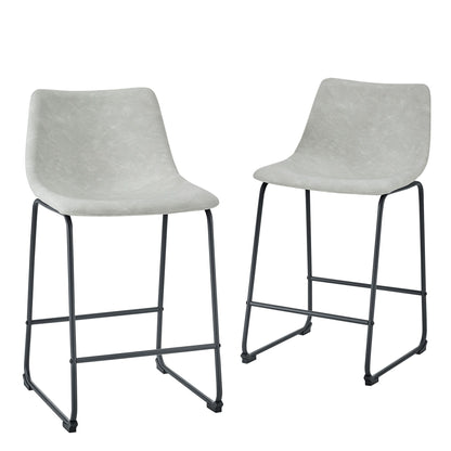 Industrial Counter Stools (Set of 2)