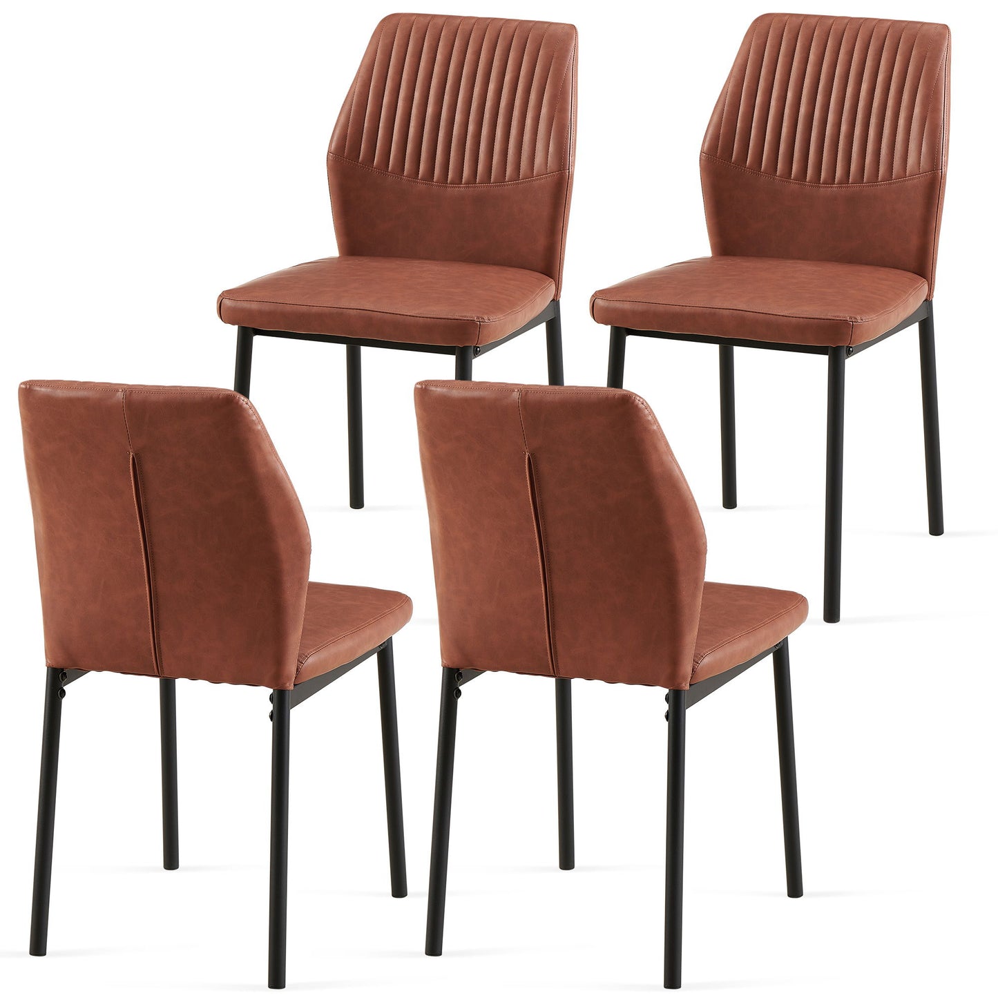 Dining Chairs Living Room Chair Modern Kitchen Armless Side Chair With Metal Legs