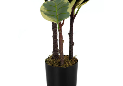 47" Tall, Artificial Plant, Oak Tree, Indoor, Faux, Fake, Floor, Greenery, Potted, Real Touch, Decorative - Green / Black