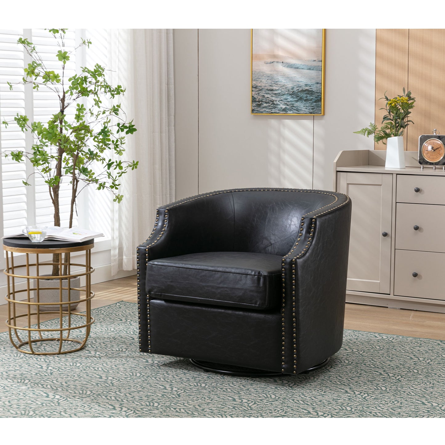 Coolmore - Swivel Chair Living Room Chair