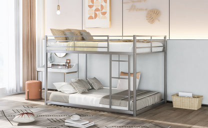 Metal Bunk Bed, Low Bunk Bed With Ladder