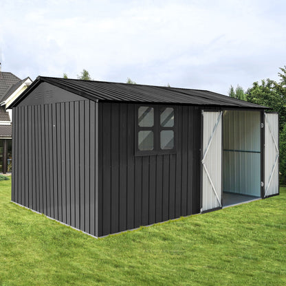 10'x12' Garden Sheds Outdoor Storage Sheds With Window