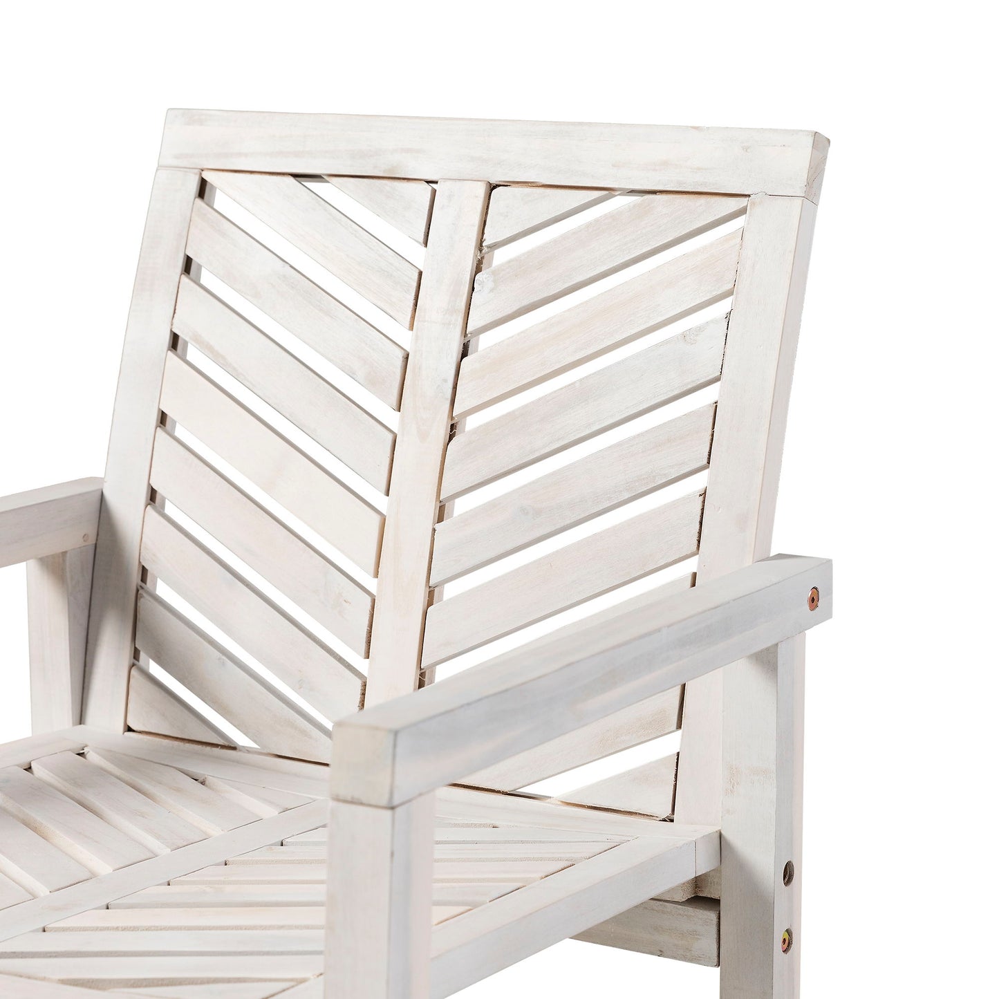 Modern 2 Piece Chevron Patio Chairs