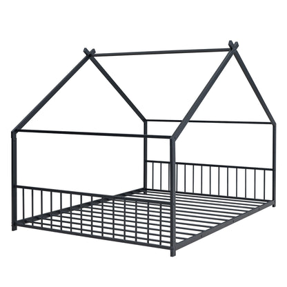 Metal House Bed