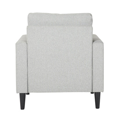 Wendy - Contemporary Arm Chair - Black / Gray