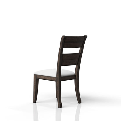 Upholstered Seat Side Chair - Chocolate