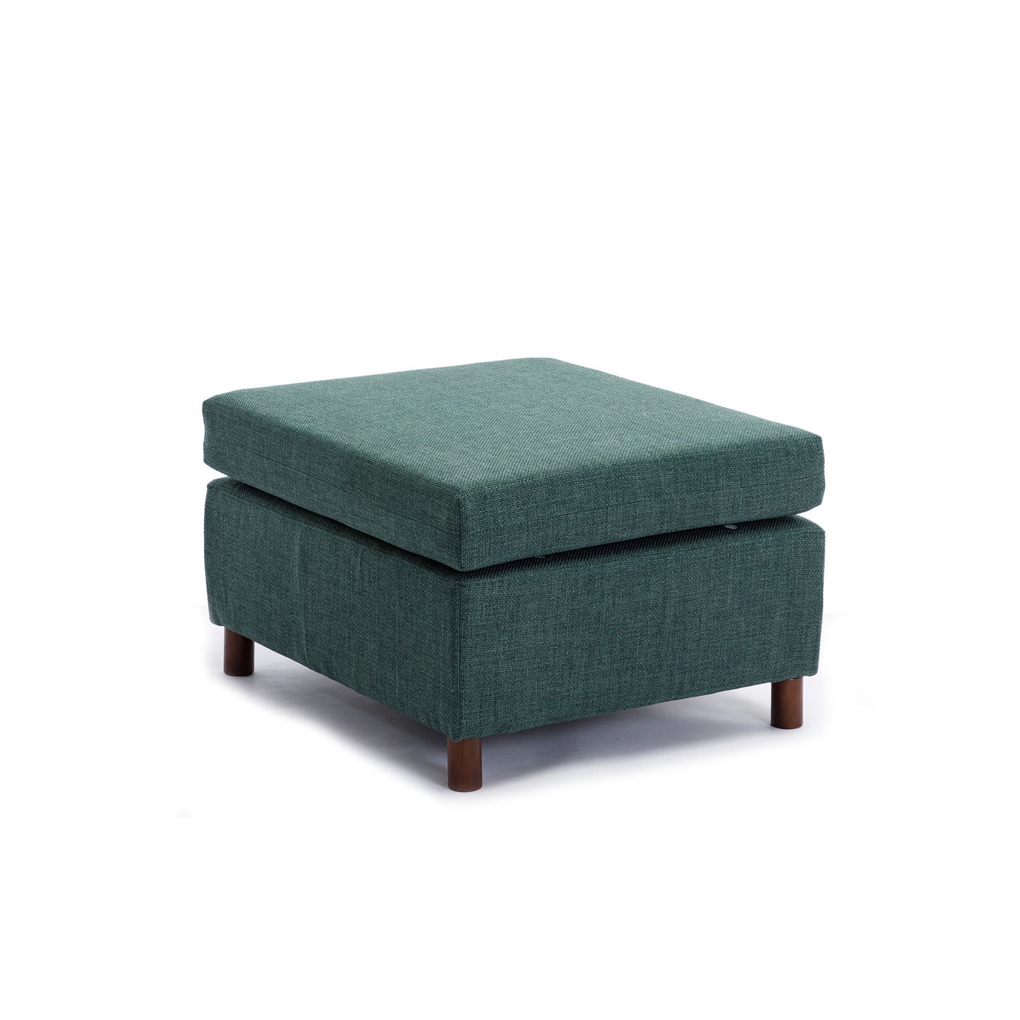 Single Movable Ottoman For Modular Sectional Sofa Couch Without Storage Function, Cushion Covers Removable And Washable