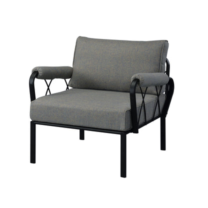 Rajni - Patio Set (1 Armed Chair, 1 Ottoman)