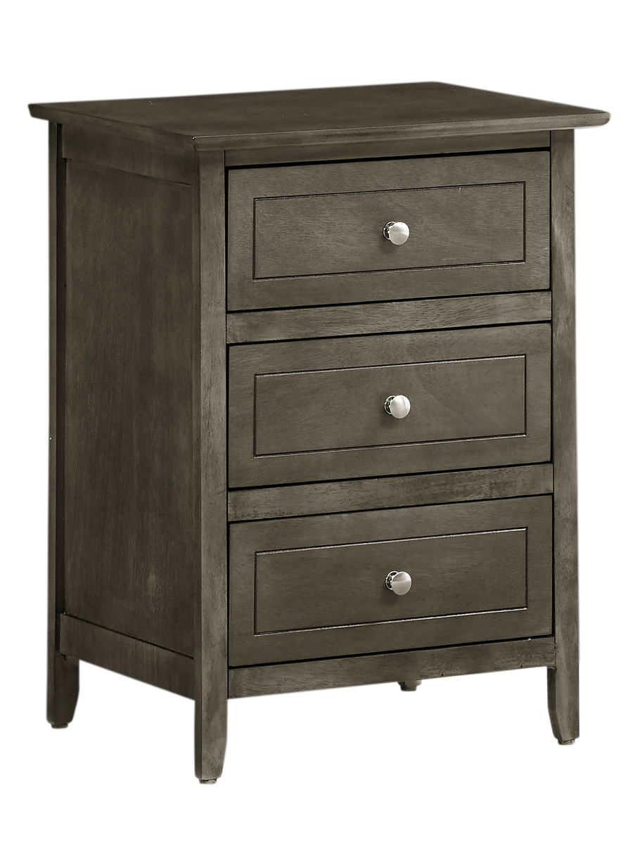 Daniel - 3 Drawer Nightstand